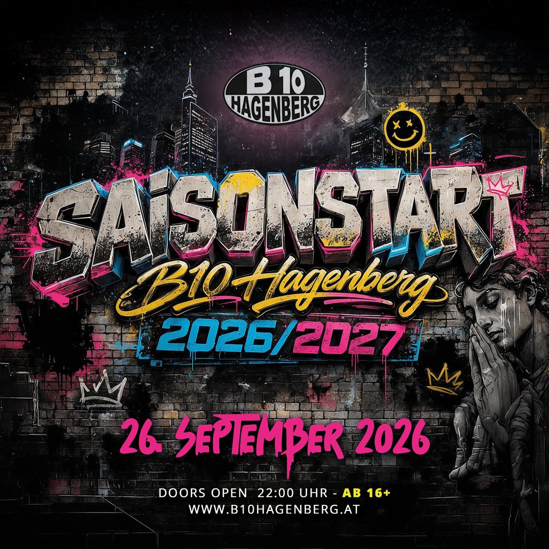 Event Flyer: B10 Saisonstart in B10 Hagenberg